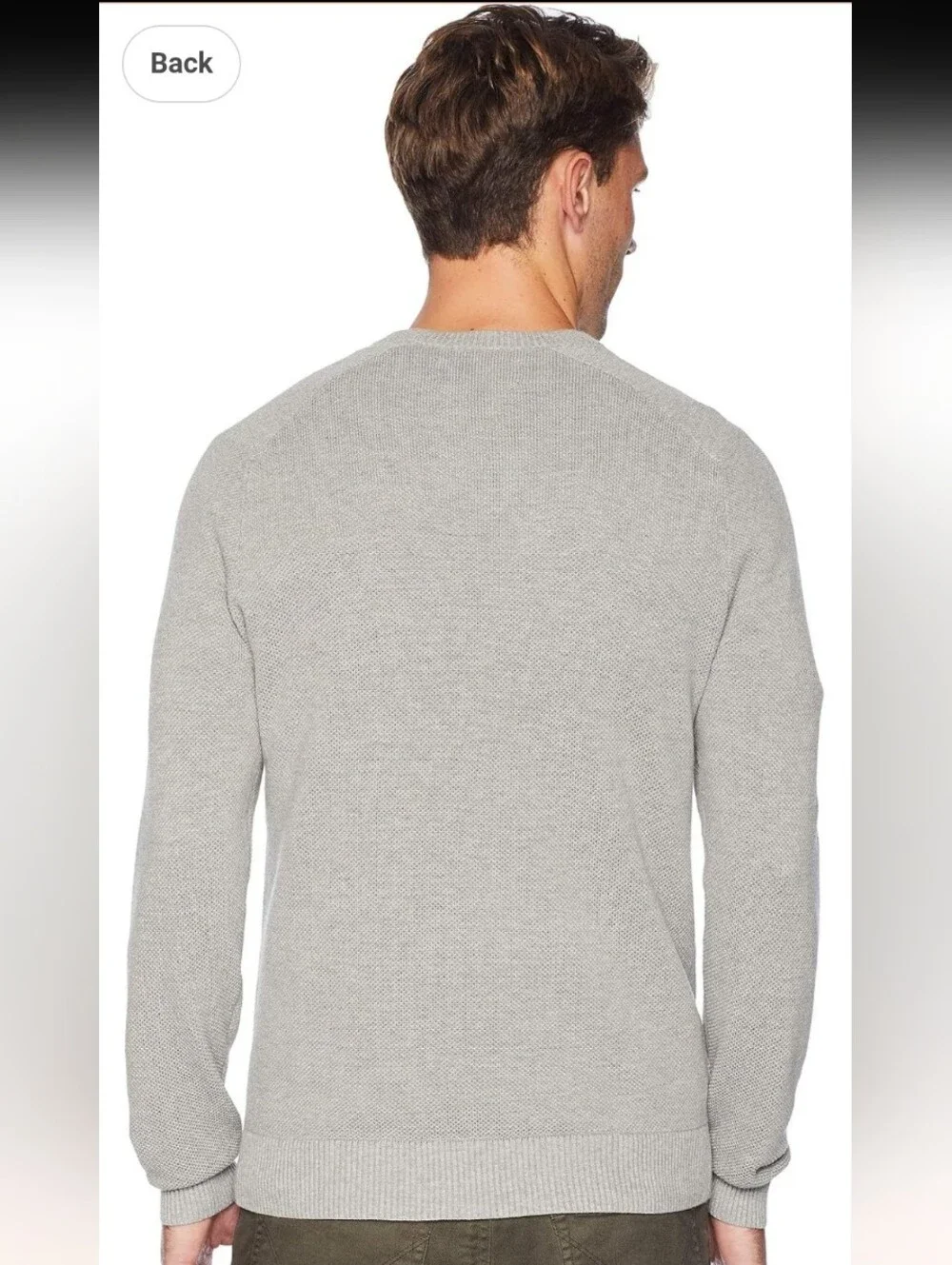 Penguin 100% Cotton Gray Pullover Sweater Sz M